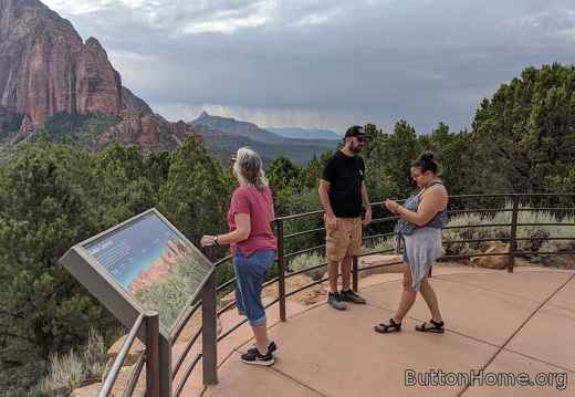View point at Zion north