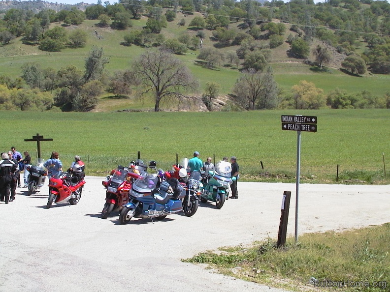 Group stop at Indian Valley Rd