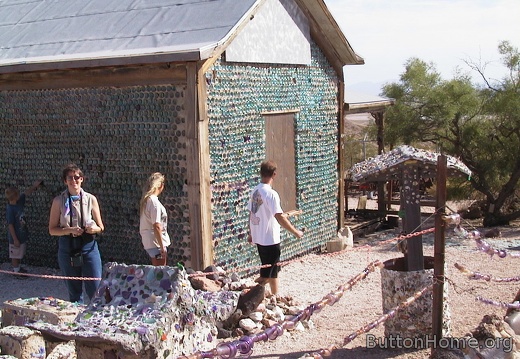 13 At Rhyolite ghost town a bottle house