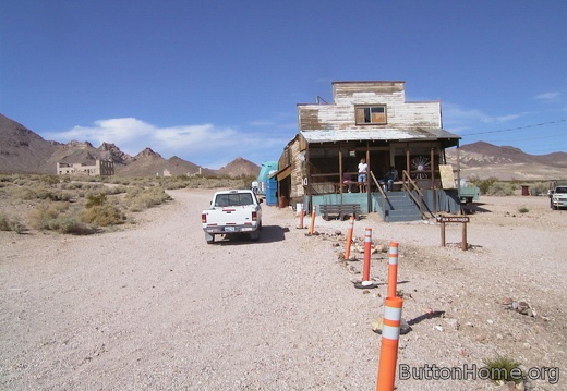 16 Looking up main street into Rhyolite