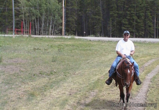 17 Rich riding in East Glacier Park Montana