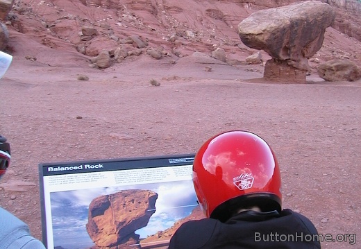 06 Balanced rock near Colorado River AZ