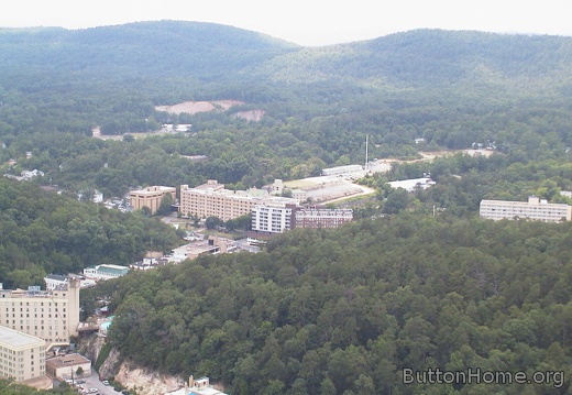 28 Looking down on the Majestic from Hot Springs tower