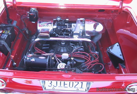 Corvair Spyder turbo engine