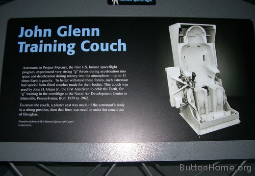 John Glenn couch