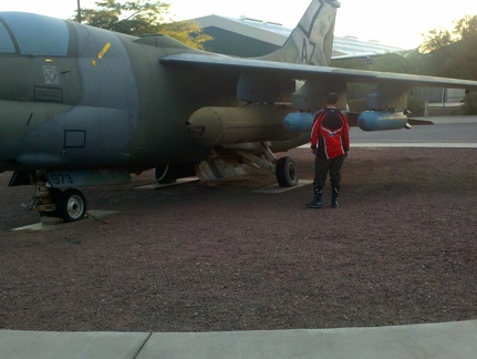 A-7 at entry to air museum