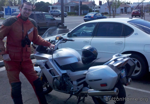 Bryan's new Yamaha FJR Motorcycle