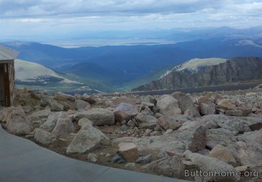 The view on Mt Evans