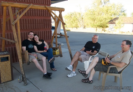 Swinging at the Prospector Inn in Escalante UT