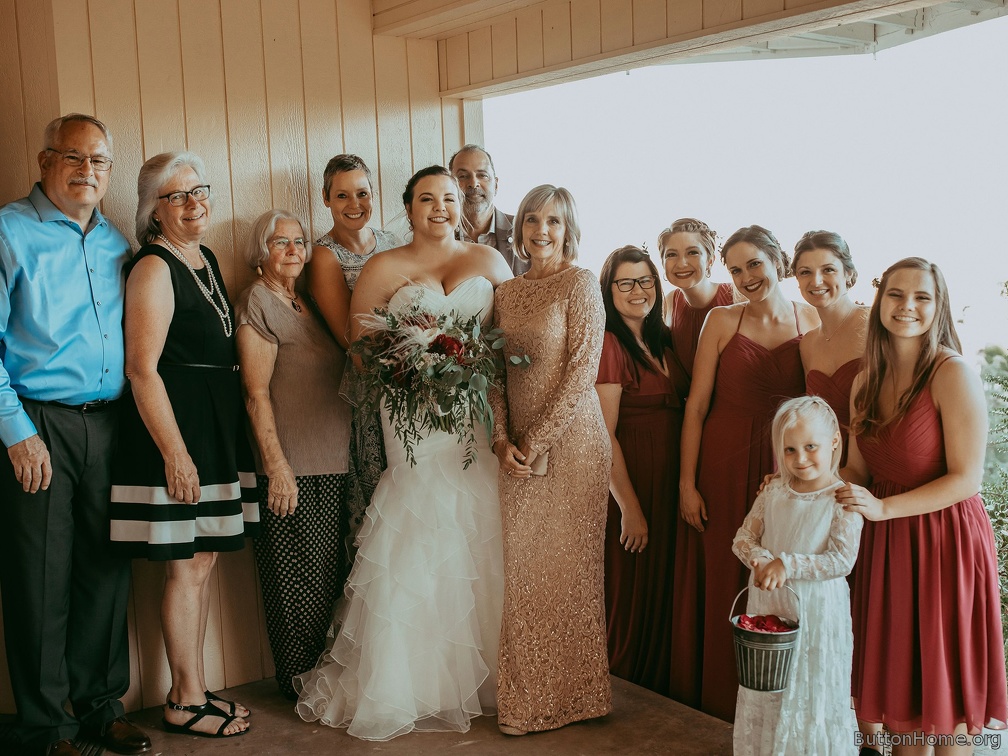 bride with families