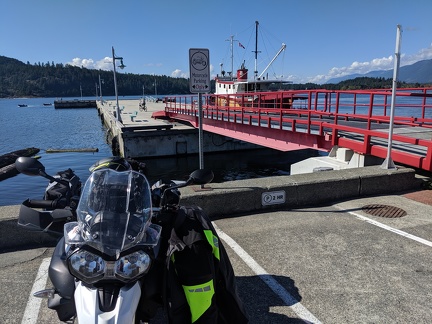 Parked at the Swept Away dock
