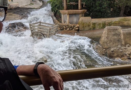 Streets are flooded in old Mexico