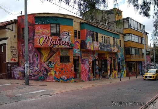 Bogota has a lot of art work