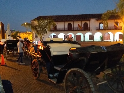 Carriage tour of old Cartagena