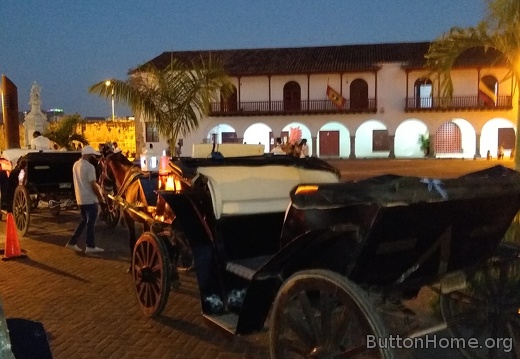 Carriage tour of old Cartagena