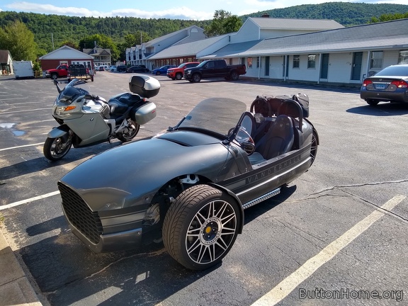 Vanderhall at the hotel in NH