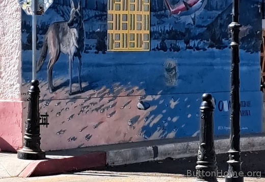 coyote mural
