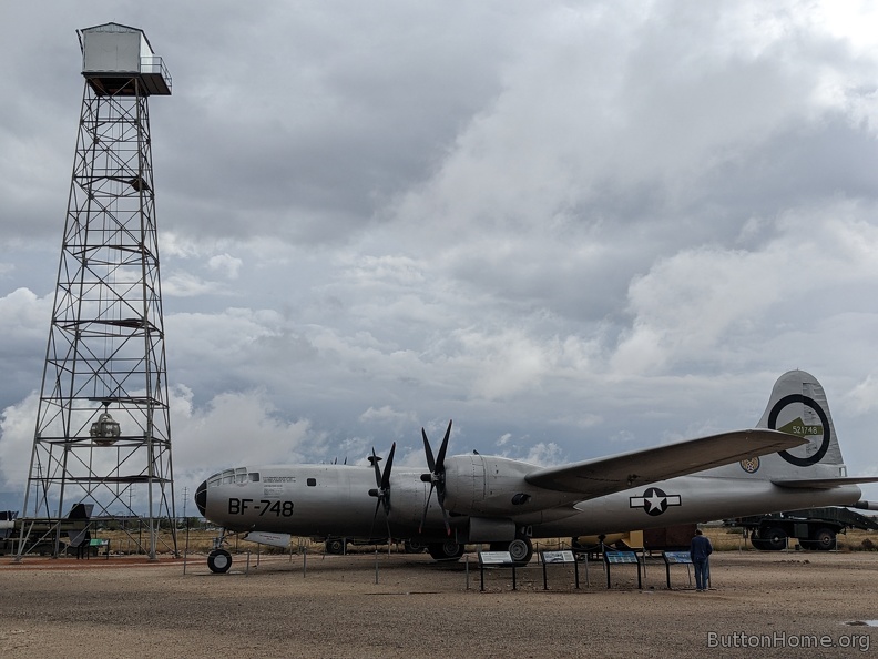 Trinity re-creation with B-29