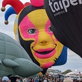 3 clown face balloon