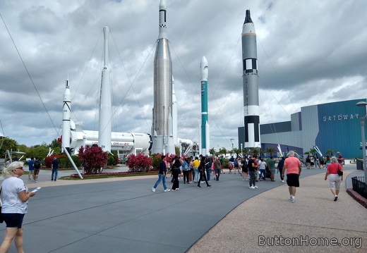 Rocket Garden at the Kennedy Space Center FL