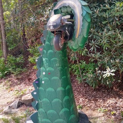 Dragon grabs a moto