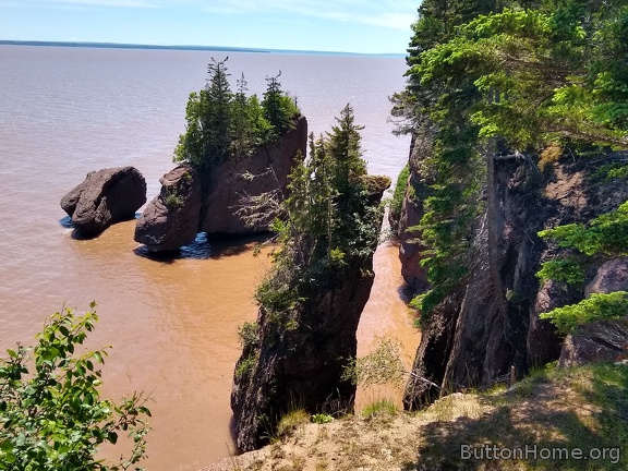 Hopewell Rocks on the Bay of Fundy