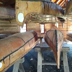 canoe creation, repair and storage builting