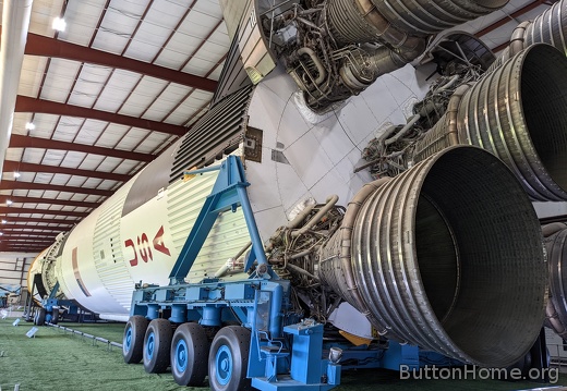 Saturn V at the first stage F1 engine end