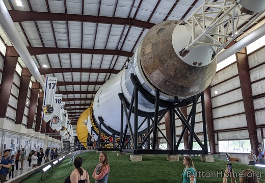 Saturn V from the Command Module