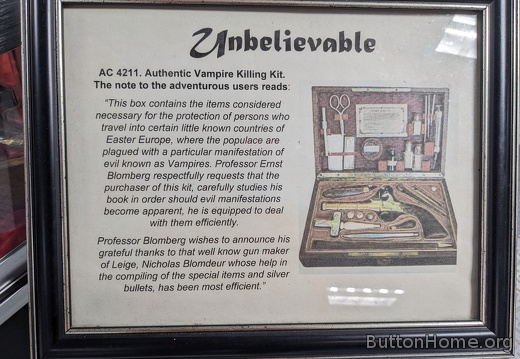 Vampire killing kit details