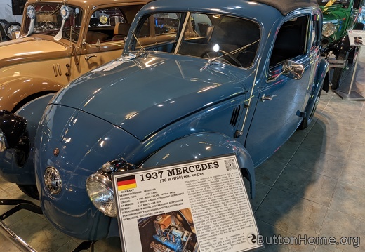 1937 Mercedes 170H rear engine