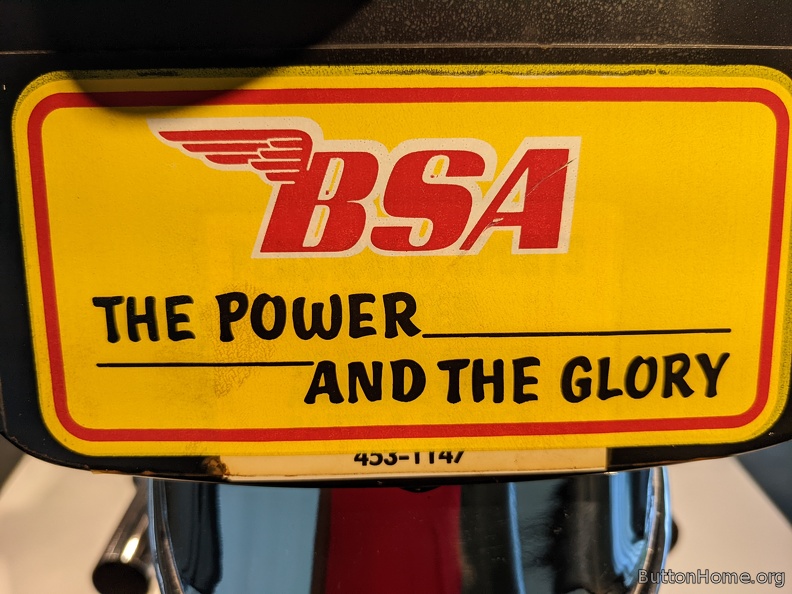BSA the power and the glory
