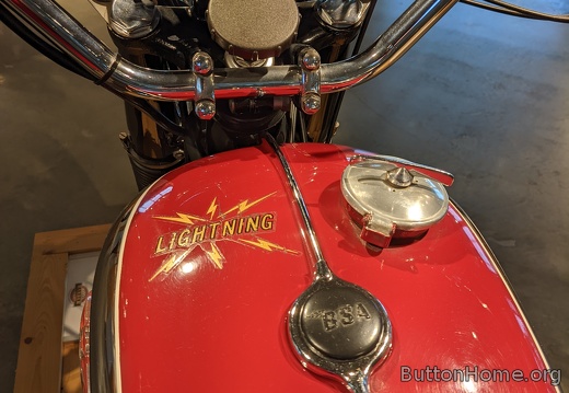 BSA 650 Lightning from the seat