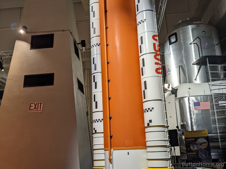 Space Launch System (SLS) model
