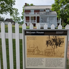 Mc Lean house where the Civil War truce was signed by Lee & Grant