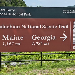 Harpers Ferry is on the Appalachian Trail