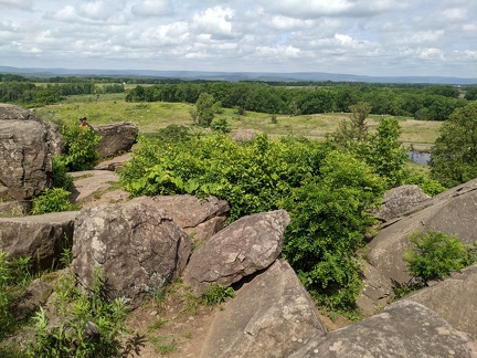 view west from Little Round Top