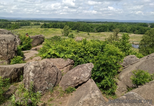 view west from Little Round Top