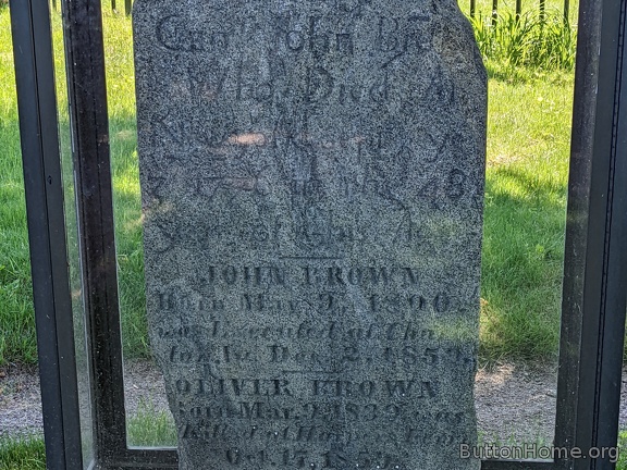 John Brown's grave on his farm in Lake Placid NY