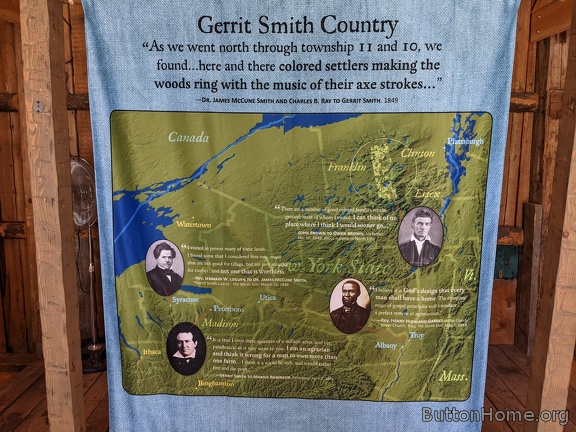 Gerrit Smith key locations