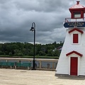 St Stephen mini lighthouse where we entered Canada
