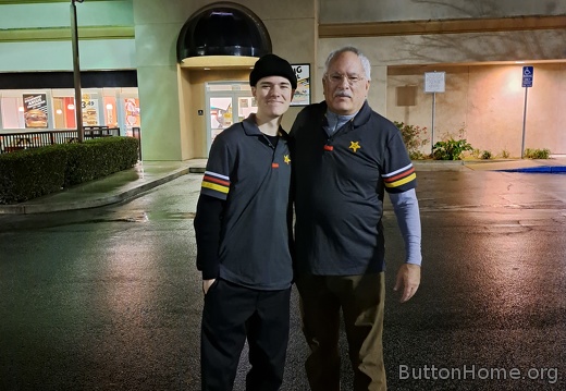 Carls in our new shirts