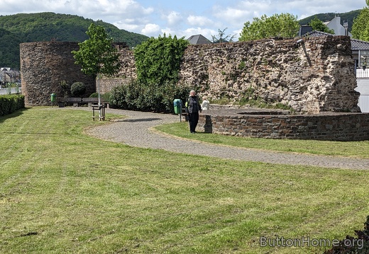 Deb visits Roman walls