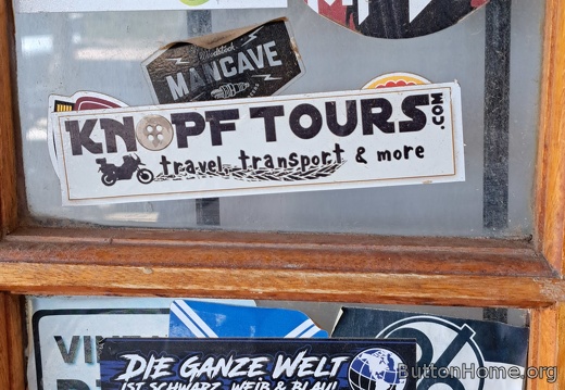 Knopf Tours sticker