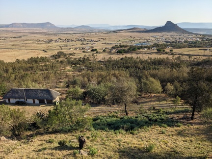 Isandlwana Lodge view