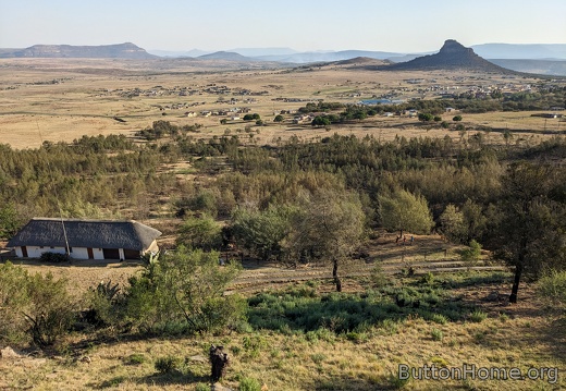 Isandlwana Lodge view