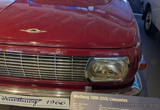 1966 Wartburg 1000