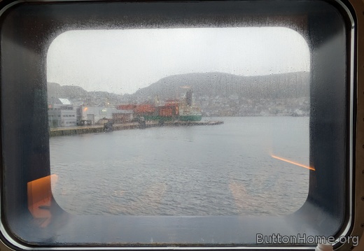 our cabin window view