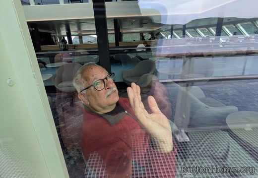 staying warm cruising the fjord