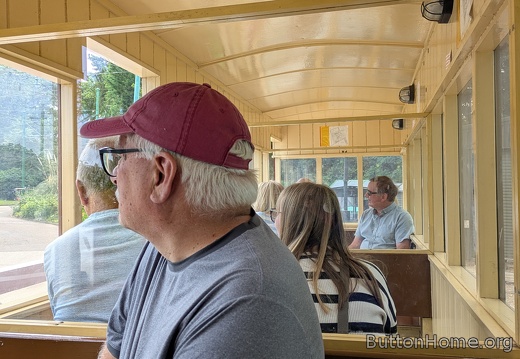 riding the trolley